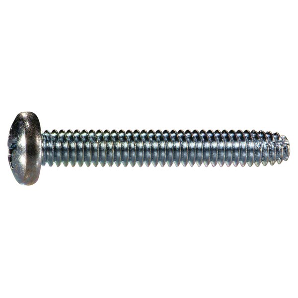 Midwest Fastener Sheet Metal Screw, 1/4" x 1-3/4 in, Zinc Plated Steel Pan Head Phillips Drive, 10 PK 931665 - main